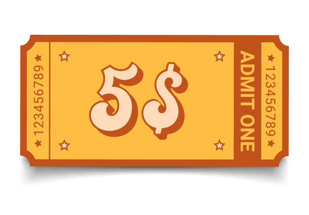 矢量复古票孤立孤立的白色背景。电影院，剧院，音乐会，戏剧，晚会，活动，节日的黑色和金色门票现实模板集。门票图标的网站。图片下载