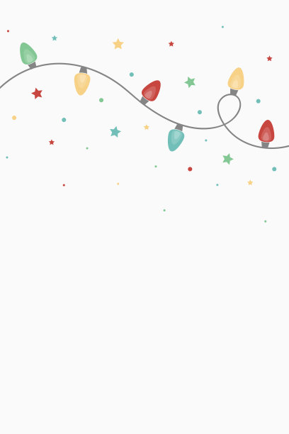 悬挂圣诞彩灯。带有copyspace的背景。矢量图图片下载