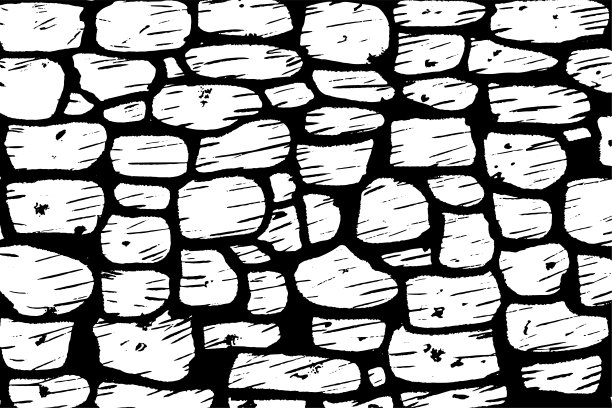 手绘的Grunge石墙纹理和背景。由砖或岩石砌成的石墙图片下载