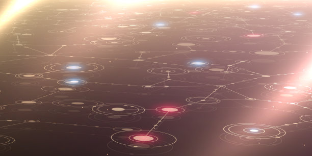 抽象的数字背景与技术。向量抽象技术。图片下载