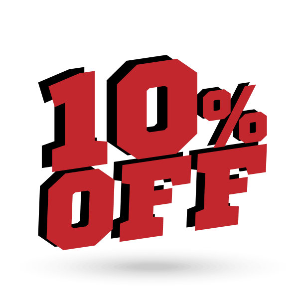 横幅打九折。矢量插图。图片下载