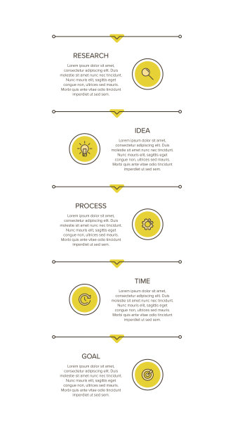 带有图标和5个选项或步骤的垂直信息图表设计。细线。信息图业务概念。可用于信息图形，流程图，演示文稿，移动网站，印刷材料。图片下载