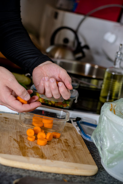 可持续食物准备胡萝卜图片下载