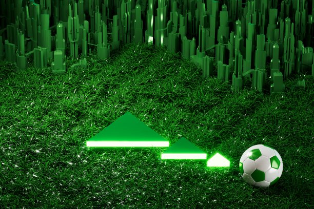 足球球对象、运动球设计、足球元素概念、3d插画、抽象足球技术、智能手机移动屏幕、绿色草地、在线体育直播、赌场体育业务图片下载