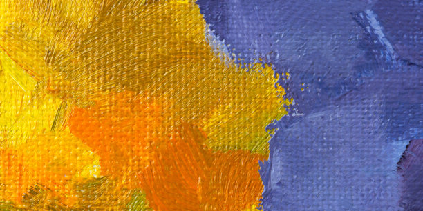 黄紫抽象背景油画图片下载