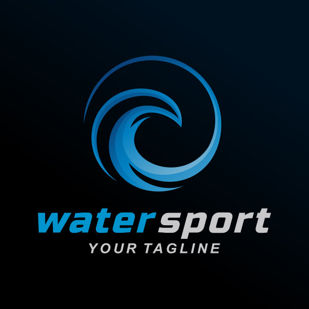 圆波矢量插图设计模板图片下载