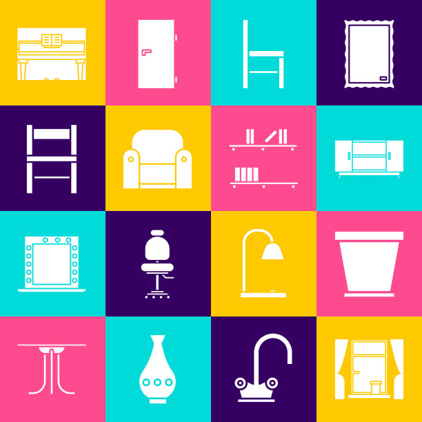 有窗帘的窗户，花盆，电视，桌子图片下载