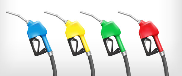 逼真的燃料喷嘴颜色隔离气体枪图片下载