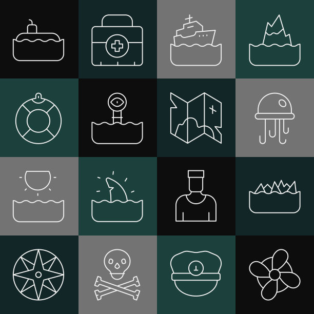 船螺旋桨立线，石礁尖图片下载