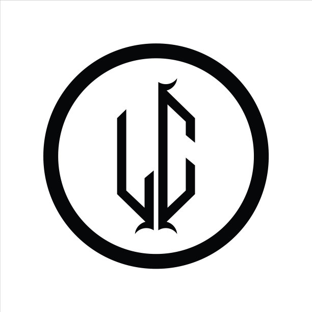 Cl标志字母字母与六角形角形状图片下载