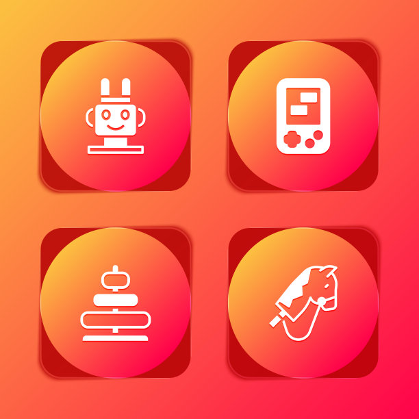 机器人玩具俄罗斯方块电子游戏金字塔和图片下载