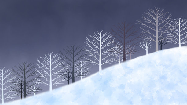 白雪覆盖的山图片下载