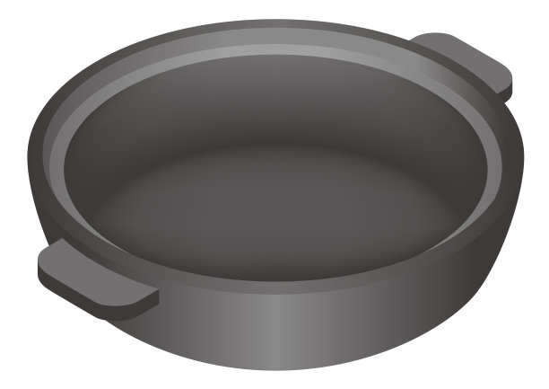 日本的陶罐孤立在白色的背景上图片下载