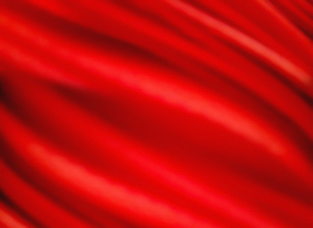红色缎面面料质地图片下载