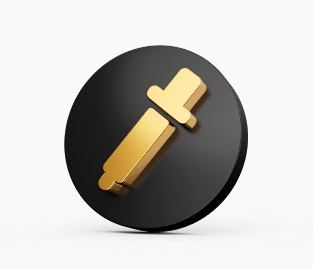 油滴管3d图标隔离在白色背景3d插图图片下载