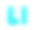 字母L由水蓝色果冻液体制成。3d字母，小字母，3d插图图片下载