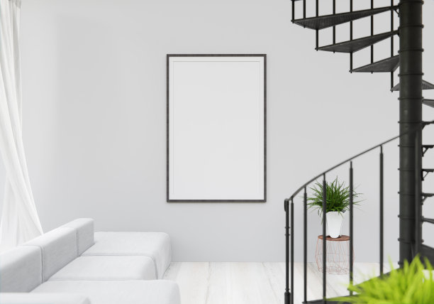 盥洗室的海报框图片下载