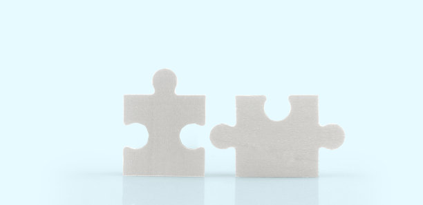 连接拼图商业解决方案成功图片下载