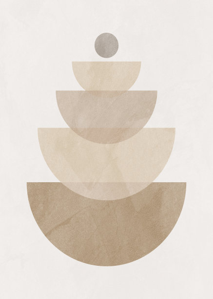 几何形状和彩色纹理的抽象艺术。图片下载