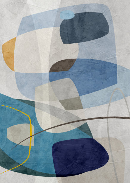 几何形状和彩色纹理的抽象艺术图片下载