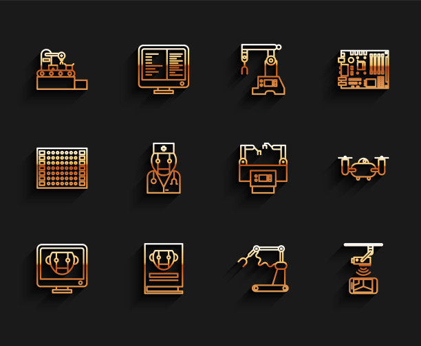 工业机器设线机器人机械手图片下载