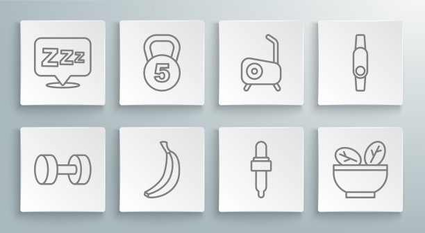 用香蕉移液管设置哑铃重量线图片下载