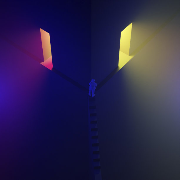 在十字路口犹豫不决图片下载