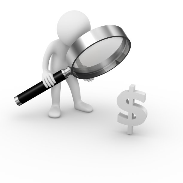 观察中的美元:概念符号图片下载