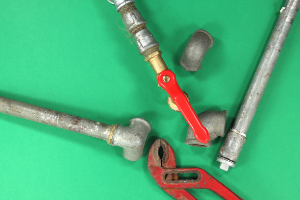 工厂配件和液压设备的拍摄图片下载