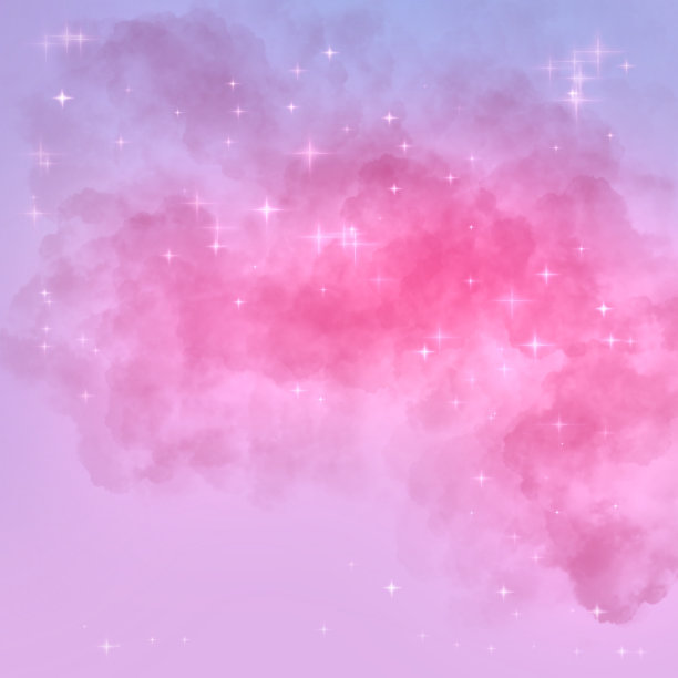 粉红色的星空图片下载