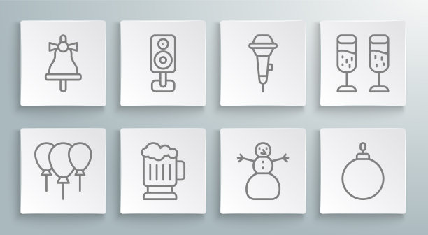 设置线气球带立体声扬声器图片下载