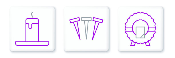 设行纪念花圈，燃蜡烛和图片下载