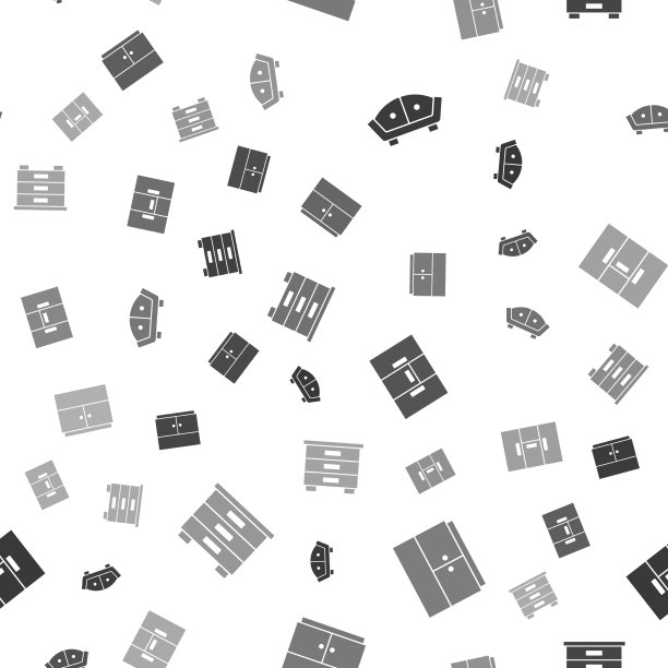 摆放沙发衣柜和家具床头柜图片下载