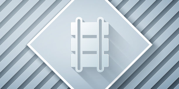 剪纸玩具铁路铁路轨道图标图片下载