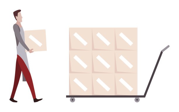 肉类加工厂包装生产。平面组成与工厂设备。食品工业的概念元素。用于生产食品销售的工业设备图片下载