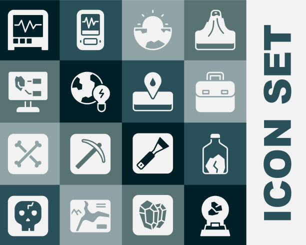 集矿物展与岩矿开采图片下载