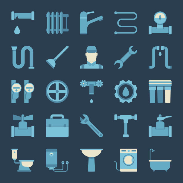 矢量管道图标图片下载