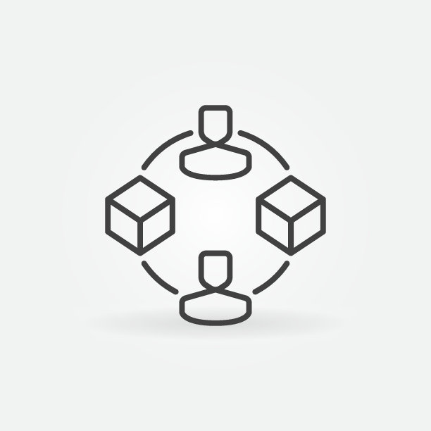 非货币化线性矢量概念图标。交易符号图片下载