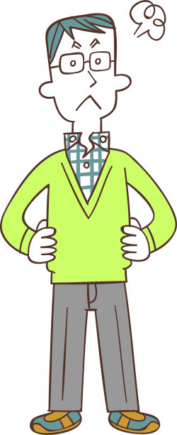 一个全身戴着眼镜的男人，正在生气图片下载