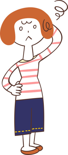 一个有麻烦的年轻女人的全身图片下载