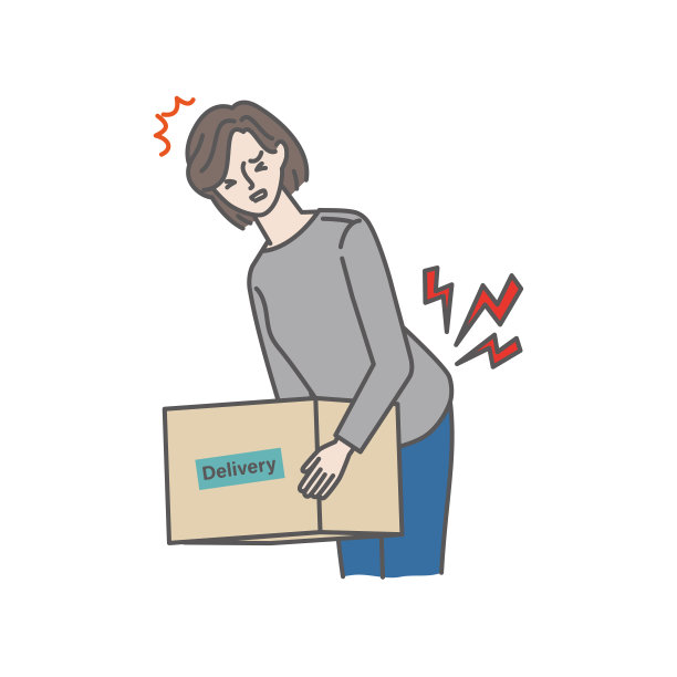 举行李伤了背的女人图片下载