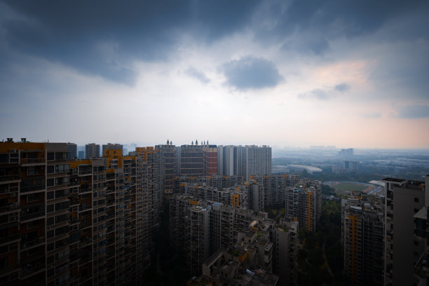 成都黄昏景色图片下载