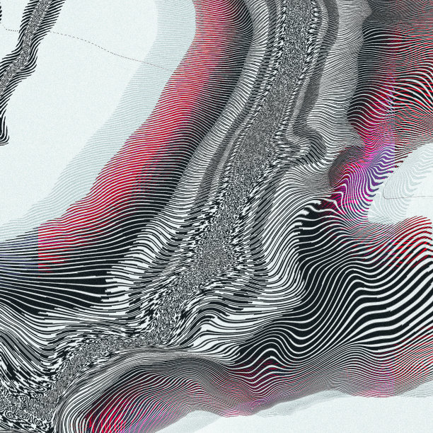 抽象背景与彩色羽毛图案图片下载