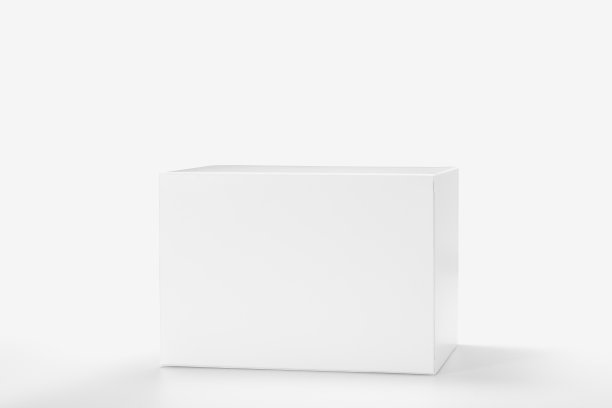 白色背景上的白框与剪切路径图片下载