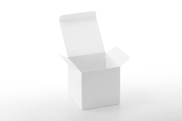 白色背景上的白框与剪切路径图片下载