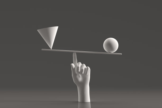 人手平衡板，团队合作，最小概念，商业背景图片下载