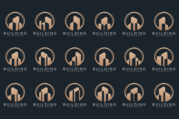 集建筑、房地产、建筑及建筑标志设计灵感。图片下载