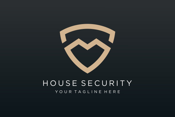 创意盾标志和图标集。矢量标志设计模板。图片下载