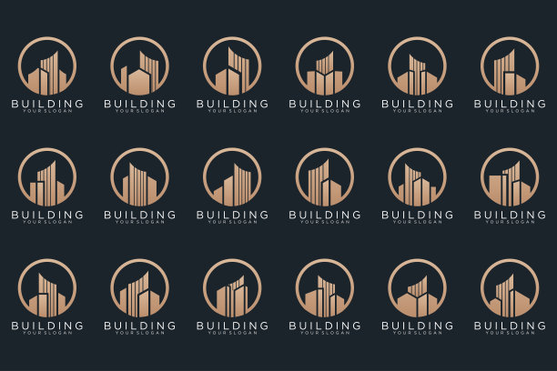 集建筑、房地产、建筑及建筑标志设计灵感。图片下载