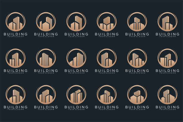 集建筑、房地产、建筑及建筑标志设计灵感。图片下载